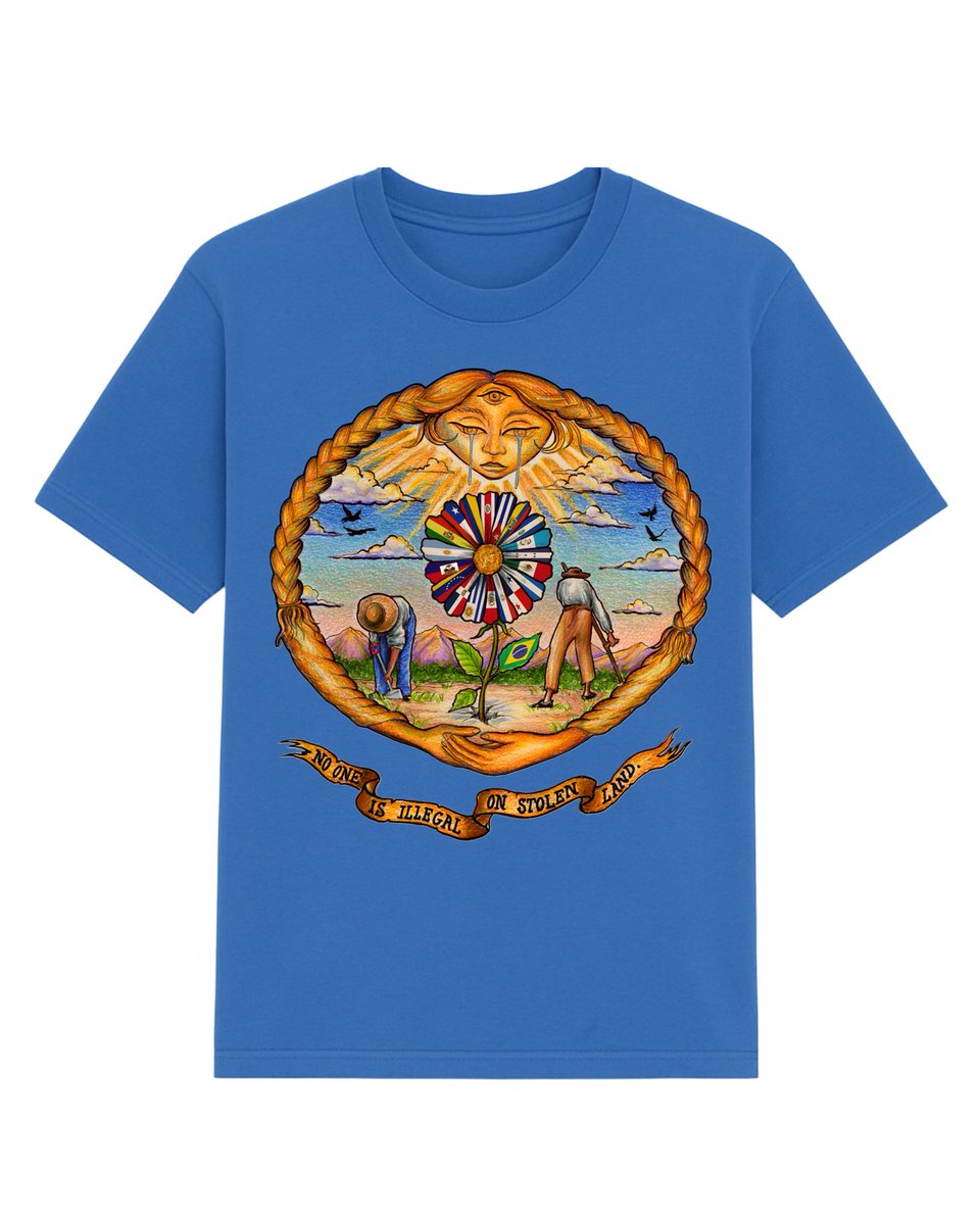 “Immigrants” t-shirts are now available. 

100% of the profits will go to various organizations &amp; fundraisers that offer aid &amp; support for individuals &amp; families affected by ICE.

marcos-alvarado.com