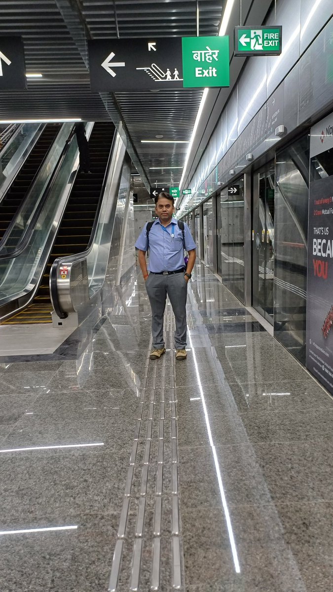 saketkaurav's tweet photo. Today (11th June, 2025), I had an exceptional and deeply satisfying experience riding the Aqua Line (aka Line 3) of the Mumbai Metro. It stands as a shining example of the incredible power and ingenuity of science and engineering in our beloved nation, Bharat. https://t.co/f6UsZ9Rt4R