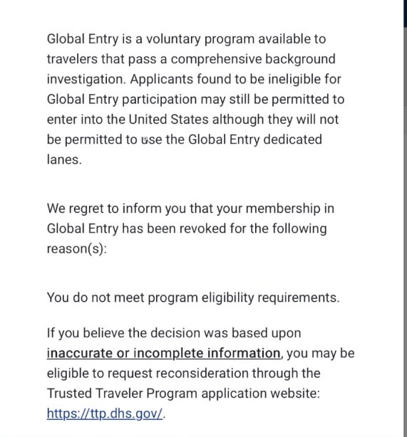 Awk20000's tweet photo. Hasan reveals letter and email that the Department of Homeland Security sent him months ago revoking his Global Entry https://t.co/0BVpbriXcK