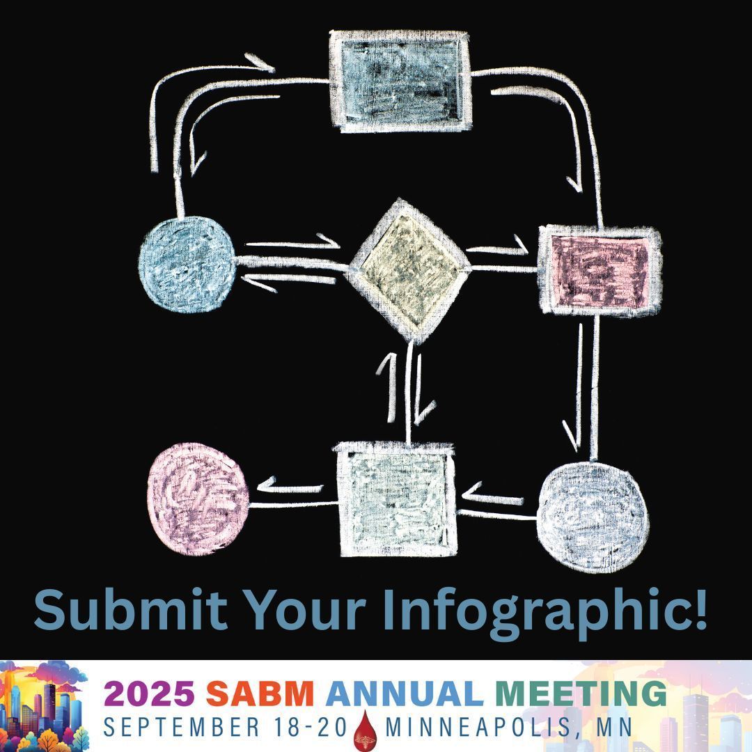 We’d like to announce the 2025 SABM Infographics Contest. We challenge each of you to submit an educational infographic about Patient Blood Management. 

The 3 selected winners by the jury will be awarded prizes

Submit Here: docs.google.com/forms/d/e/1FAI… 

Deadline: July 1st, 2025