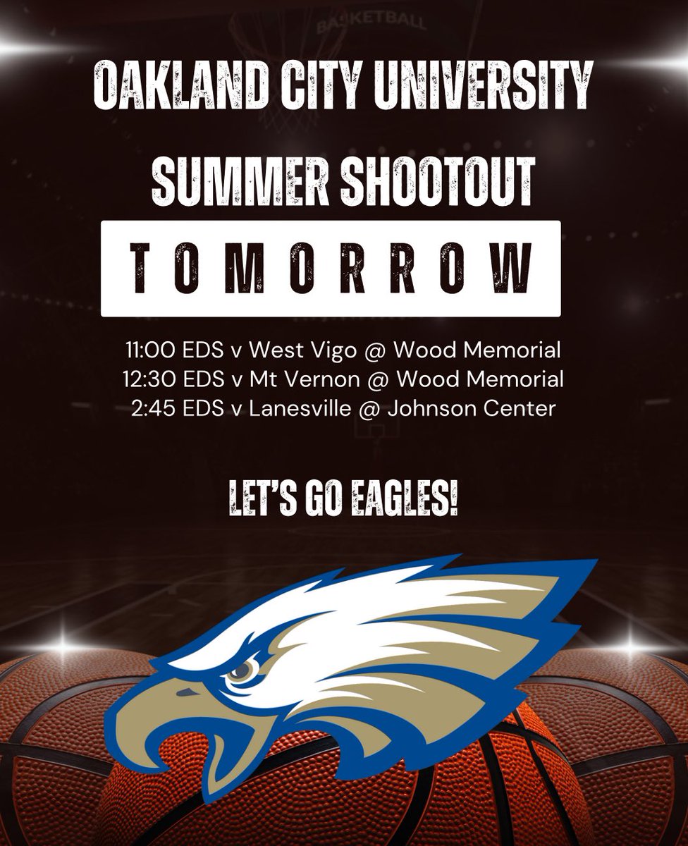 Check us out tomorrow at the OCU Summer Shootout!