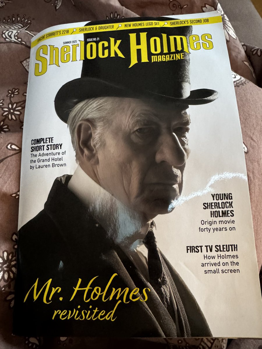It’s here! Can’t wait to dive into it. And congratulations to five years of my favourite Sherlockian magazine <a href="/HolmesMagazine/">Sherlock Holmes Magazine</a>