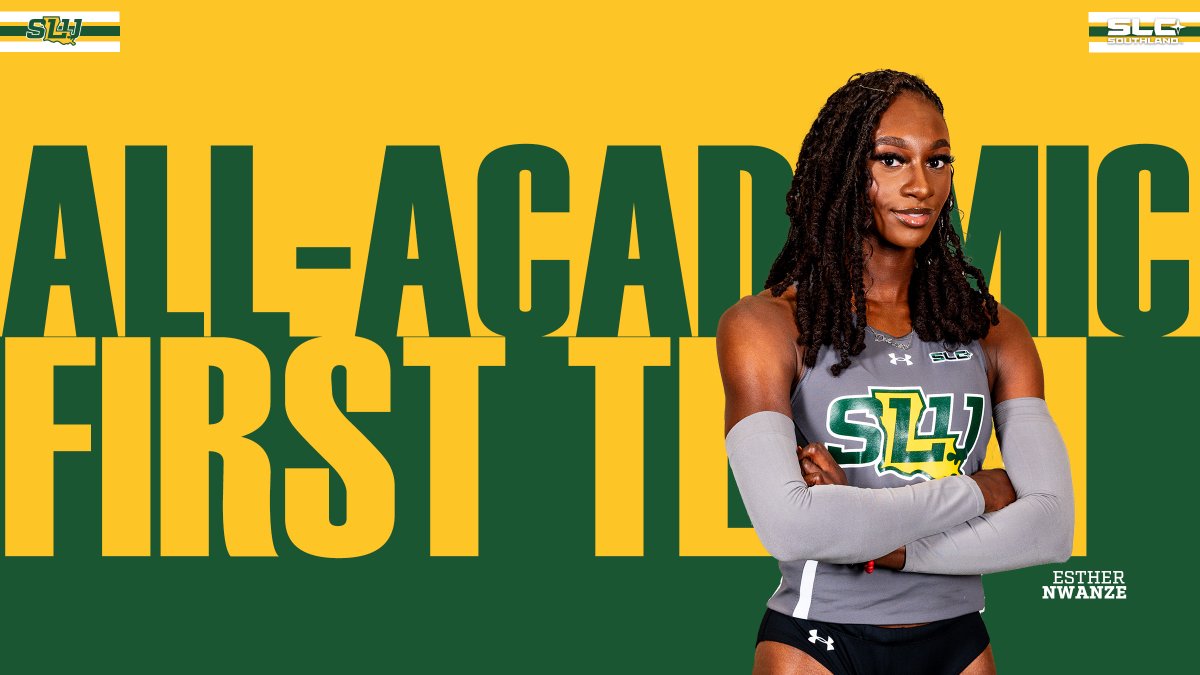 Breaking records on the track while stacking As in the classroom!!

Congrats to Esther Nwanze for being named to the <a href="/SouthlandSports/">Southland Conference</a> All-Academic First Team!!

#LionUp