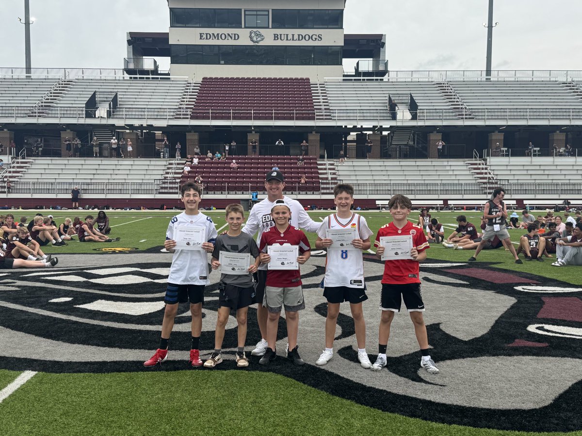 Congratulations to our day 3 award winners at youth camp! 1 more day, it’s been a great week! #GoDogs