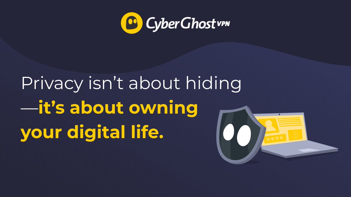 Protect your data and keep your private life - private! Own your digital life with CyberGhost VPN.
