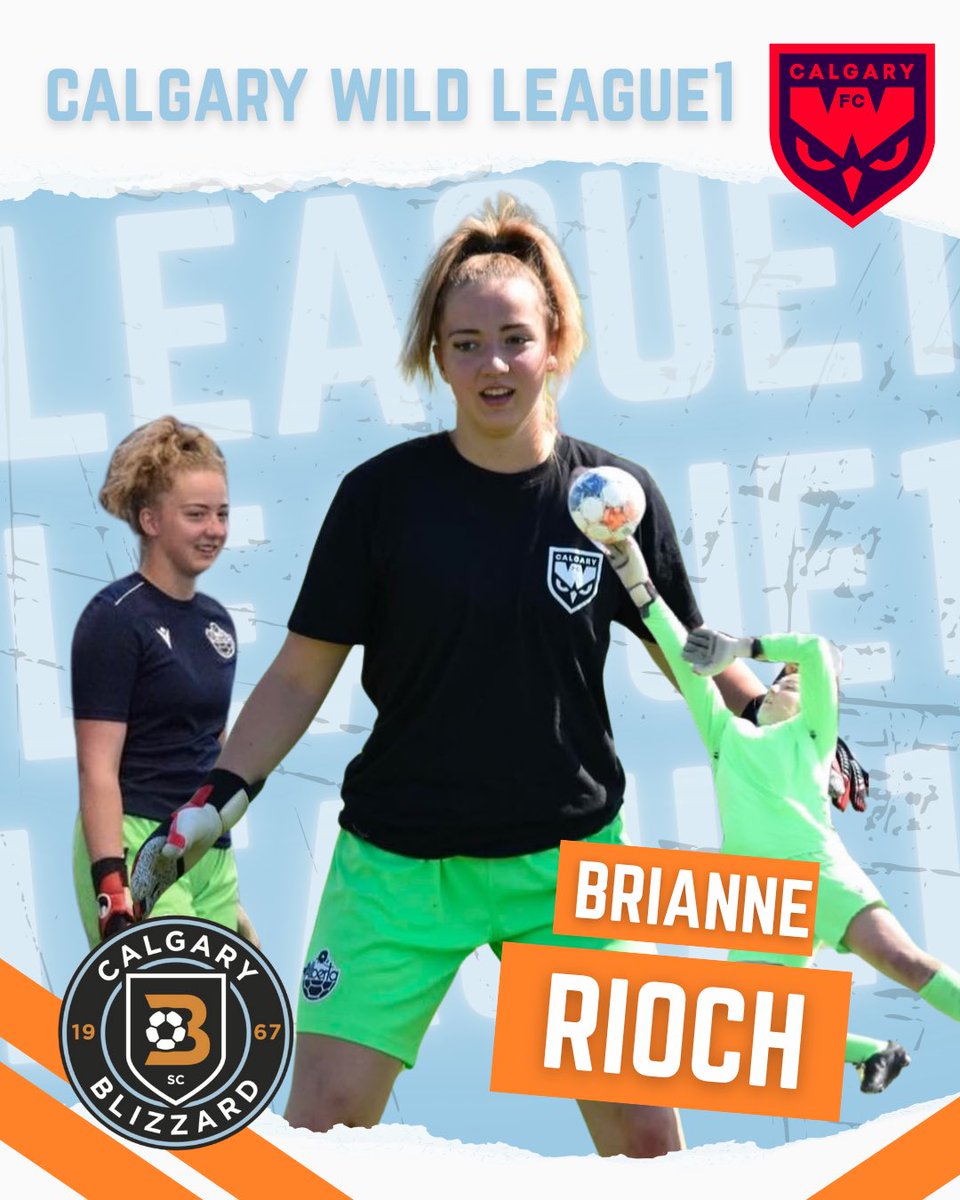 Calgary Blizzard is proud to congratulate Brianne Rioch on her opportunity with the Calgary Wild FC League1 team and development program! Congratulations on this honour Brianne! 🎉⚽️ 

#TheOrangeWay