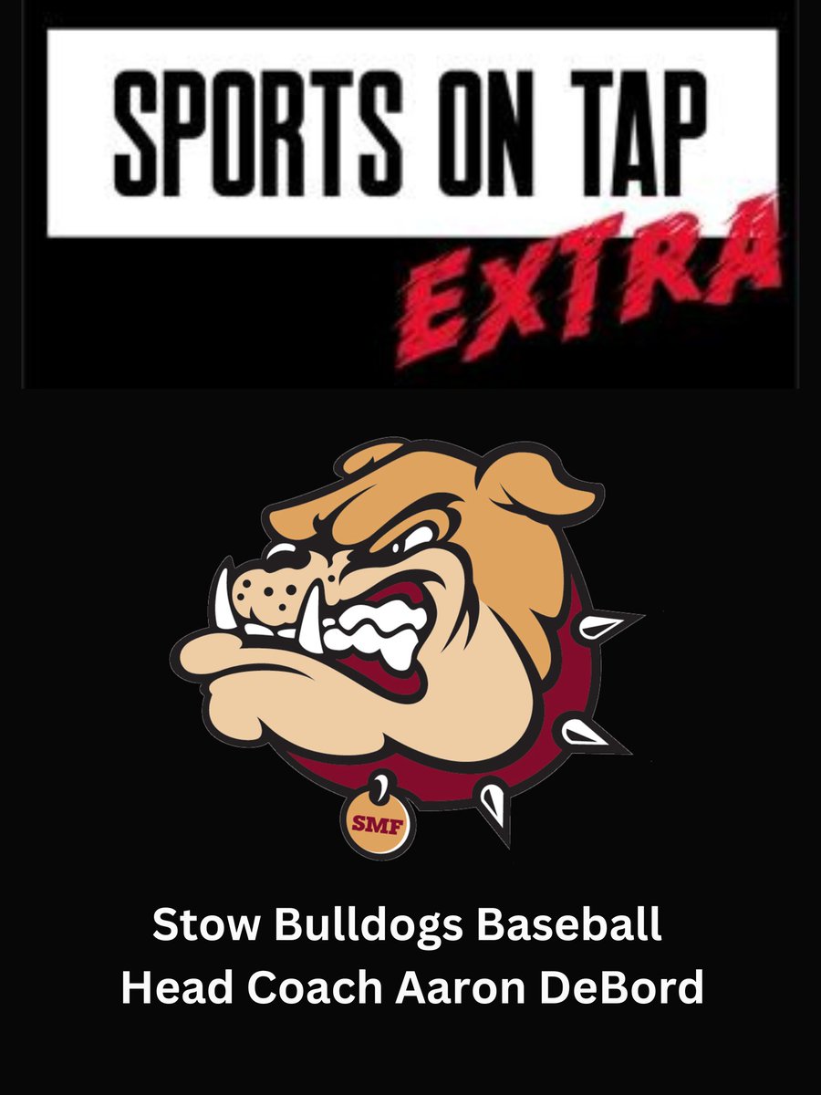 Sports On Tap (@sotpodcast) on Twitter photo SOT Extra: Noah Jacobson caught up with Stow Bulldogs Baseball Head coach Aaron DeBord about this season winning their first district championship since 2016 with a 13-16 record.
Interview will be posted on our website and YouTube Channel
<a href="/SMFSports/">SMFSports</a> <a href="/StowBaseball/">Stow Baseball</a> <a href="/CoachDeBord/">Aaron DeBord</a> SOT Extra: Noah Jacobson caught up with Stow Bulldogs Baseball Head coach Aaron DeBord about this season winning their first district championship since 2016 with a 13-16 record.
Interview will be posted on our website and YouTube Channel
<a href="/SMFSports/">SMFSports</a> <a href="/StowBaseball/">Stow Baseball</a> <a href="/CoachDeBord/">Aaron DeBord</a>