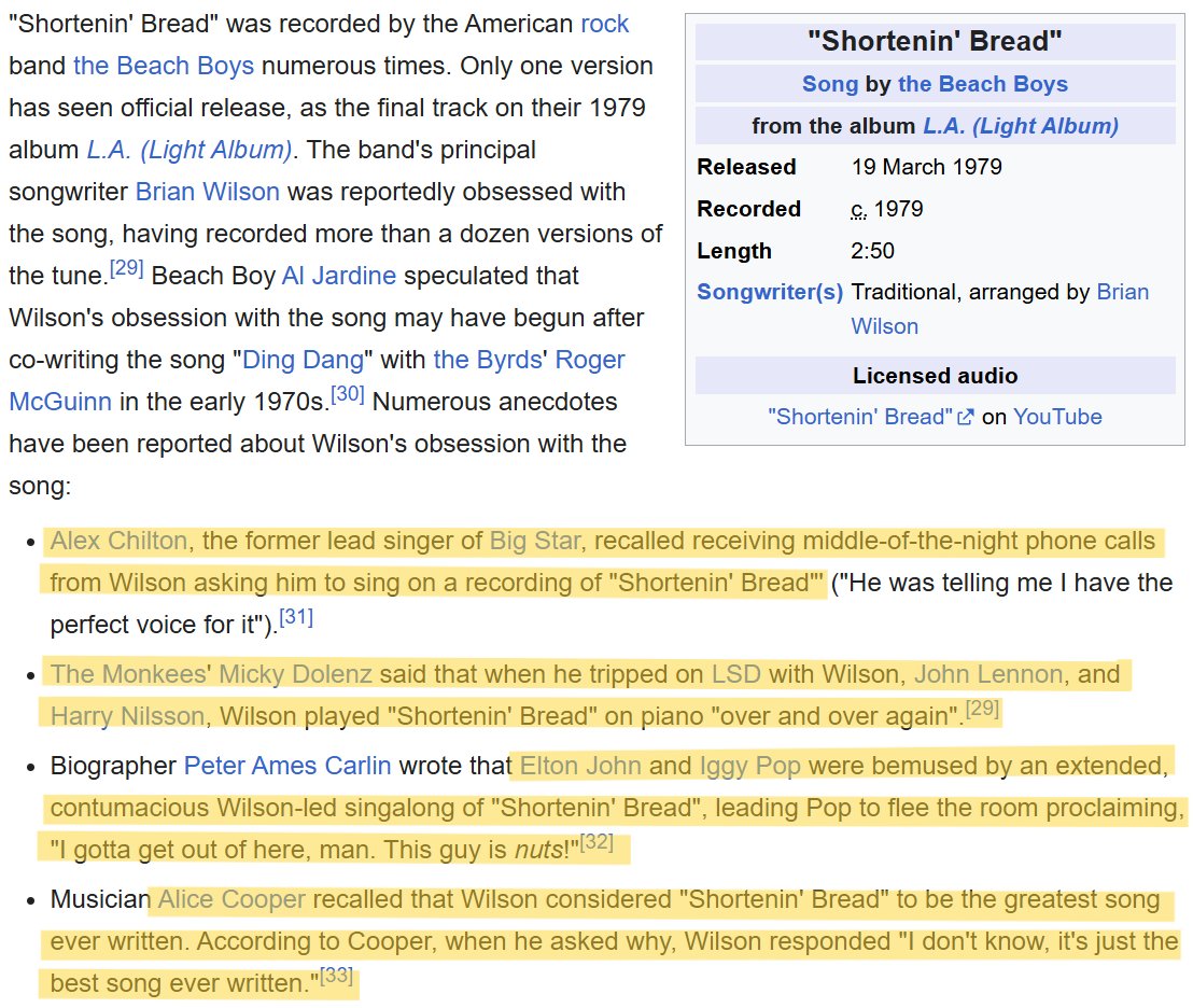 rip brian wilson i hope they have shortenin bread in heaven