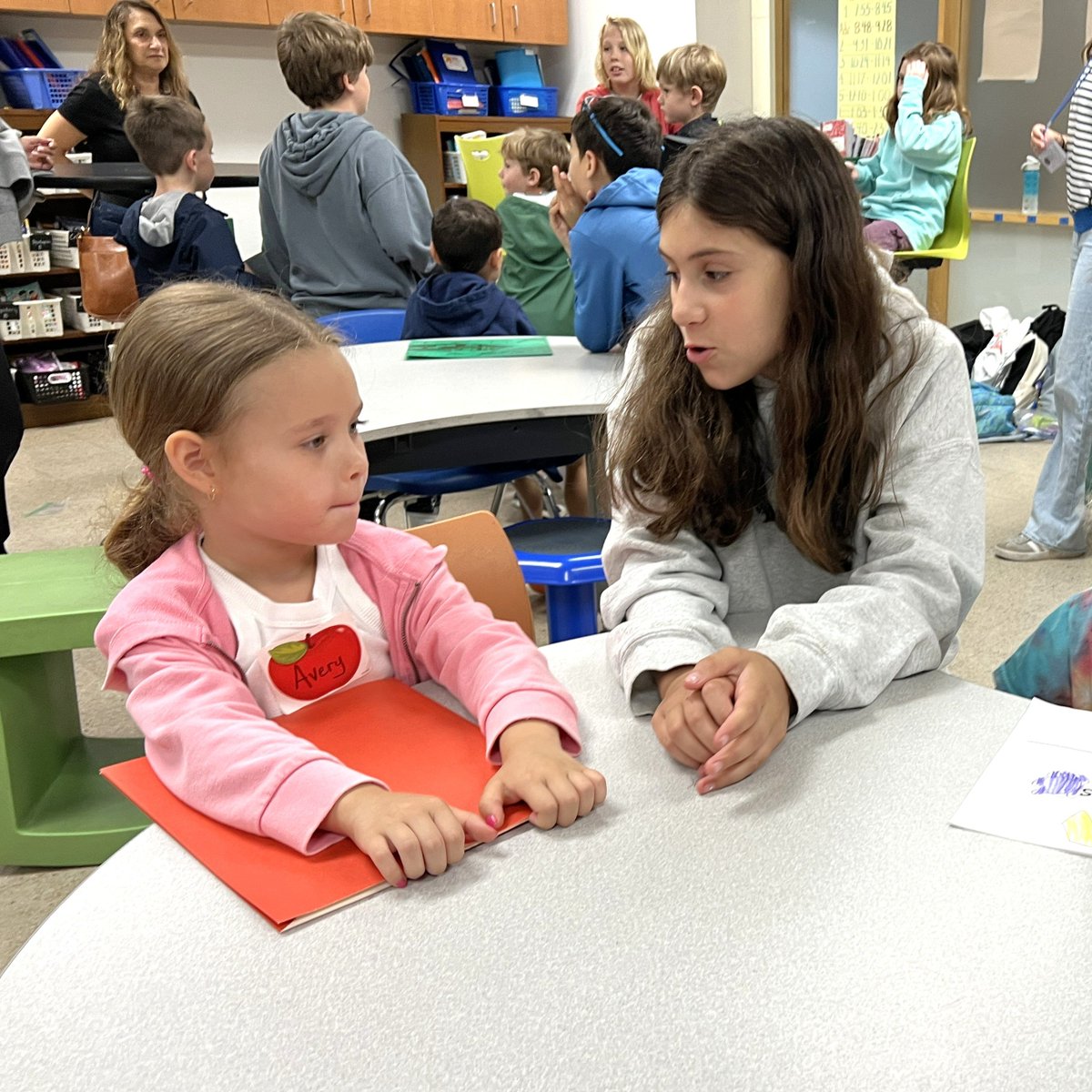 Chappaqua Central School District (@chappaqua_csd) on Twitter photo Grafflin Kindergarteners proudly shared their “All About…” books with visiting Bell 5th graders from Ms. Kenna and Ms. Ende’s classes. Their writing now includes capital letters, proper spacing and punctuation. Impressive growth! #WeAreChappaqua <a href="/BobbyBellMS/">Bobby Bell</a> <a href="/CoachSpillane/">Ryan Spillane</a> Grafflin Kindergarteners proudly shared their “All About…” books with visiting Bell 5th graders from Ms. Kenna and Ms. Ende’s classes. Their writing now includes capital letters, proper spacing and punctuation. Impressive growth! #WeAreChappaqua <a href="/BobbyBellMS/">Bobby Bell</a> <a href="/CoachSpillane/">Ryan Spillane</a>