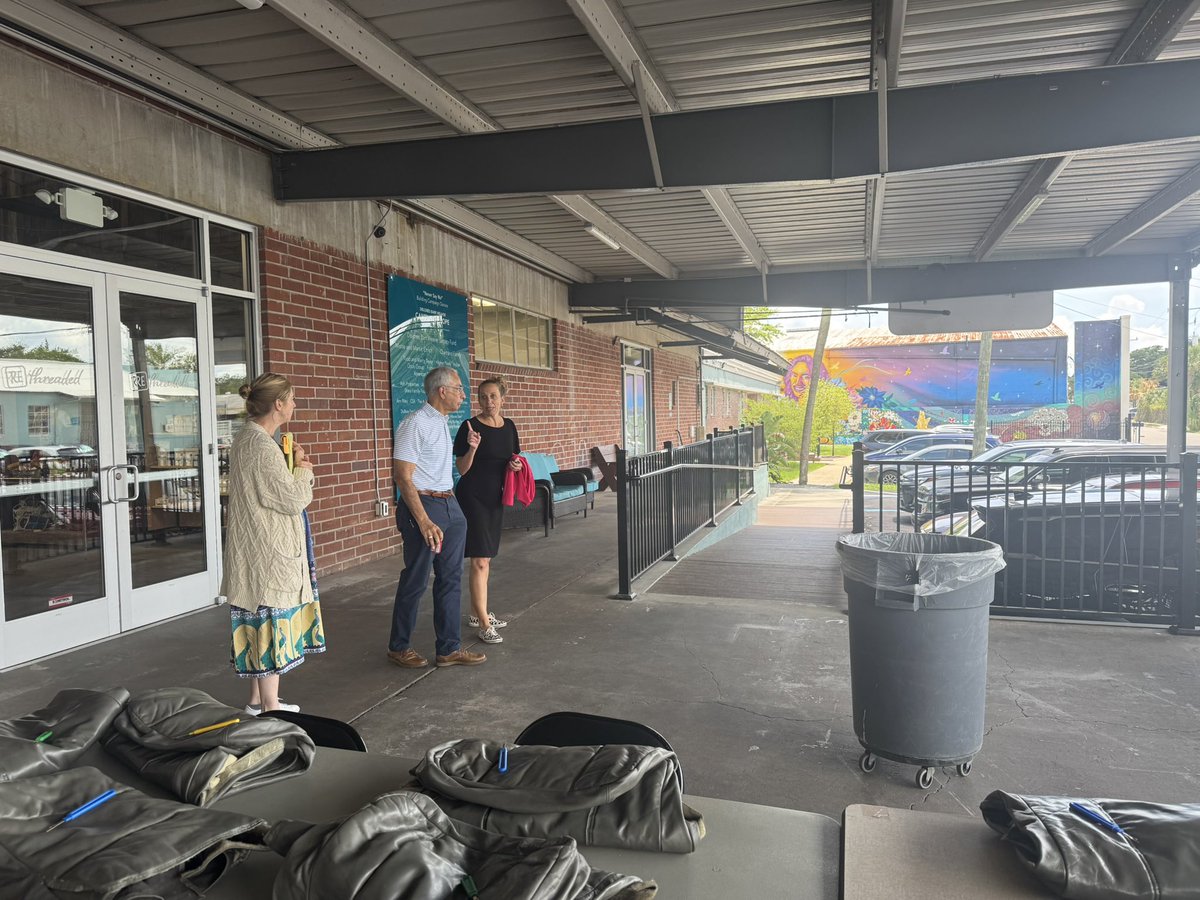 Thank you to Kristin Keen and her team at Rethreaded for giving us a tour and update about the transformative work they are doing to support domestic violence victims in North Florida.