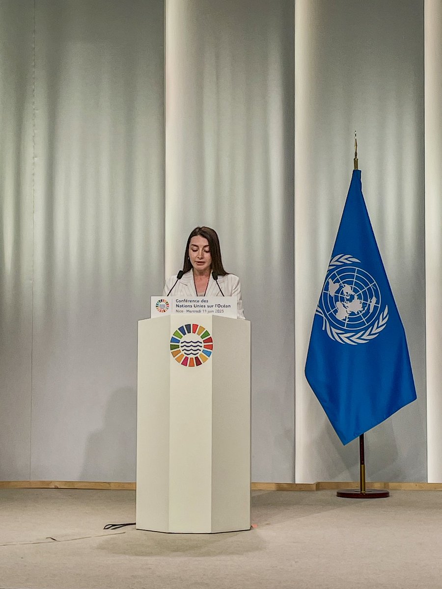 COP29 Azerbaijan (@cop29_az) on Twitter photo Azerbaijan’s Ambassador to the French Republic <a href="/LAbdullayevaMFA/">Leyla Abdullayeva</a> today addressed the third UN Ocean Conference. She highlighted Azerbaijan’s own work in marine protection in the Caspian, and reflected on the need for the world to rally together to address shared challenges, as we Azerbaijan’s Ambassador to the French Republic <a href="/LAbdullayevaMFA/">Leyla Abdullayeva</a> today addressed the third UN Ocean Conference. She highlighted Azerbaijan’s own work in marine protection in the Caspian, and reflected on the need for the world to rally together to address shared challenges, as we