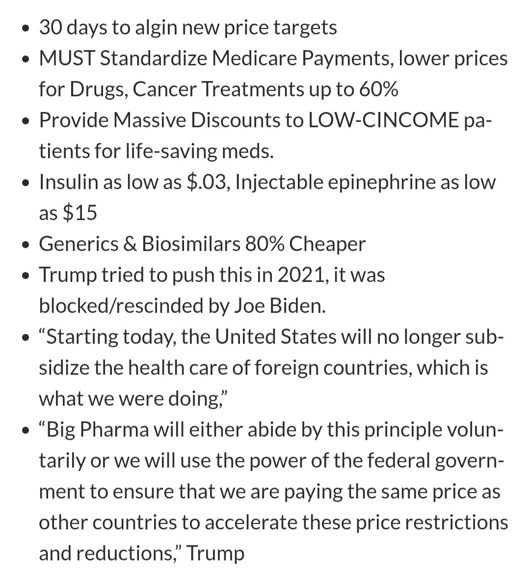 BridgeNewzCom's tweet photo. TRUMP–Lower Drug Prices for People-Medicare-Up to 90 Percent 
 
READ:
https://t.co/L6VVcOwdW2
 
 #bridgenewzcom #bridgenewz #breakingnews  #executiveorder #law #medical #weapons #coivd #pandemic #trump #donaldtrump #research #science #health #safety #drugs #drug #cost #finance https://t.co/Yt8GpXbYNz