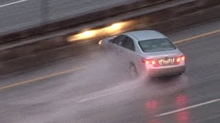 Here is today's "Rules of the Road" question...
If you find yourself in a skid:
A. Brake lightly.
B. Stay off the brakes.
C. Brake abruptly.
D. Pump brakes until car stops skidding.