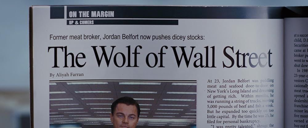The Wolf of Wall Street ..