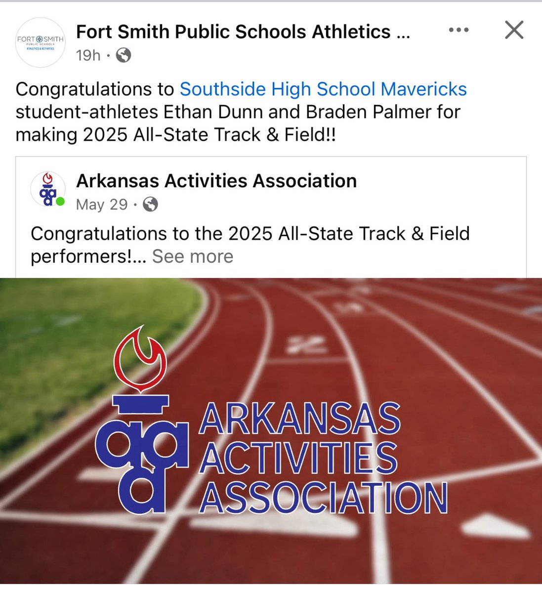 EthanDunn34's tweet image. Happy to have been named an All-State Thrower for the year of 2025!!