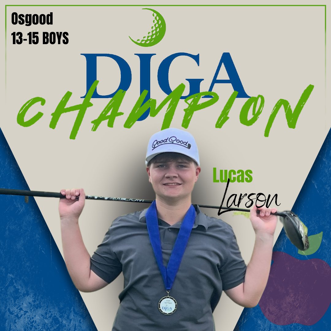DakJuniorGolf's tweet photo. Boys 13-15 #Osgood ⛳️ results:
Lucas Larson 🥇
Weston Rosenfeldt 🥈
Jude Clapp 🥉 https://t.co/yoKKoWGFCX