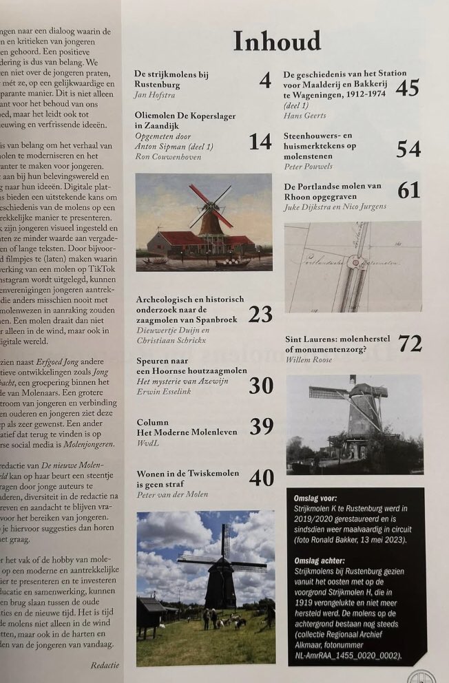 Nr. 15 van De nieuwe Molenwereld is deze week verschenen. Nieuwsgierig? Bestellen? Abonnement? Kijk op molenwereld.com