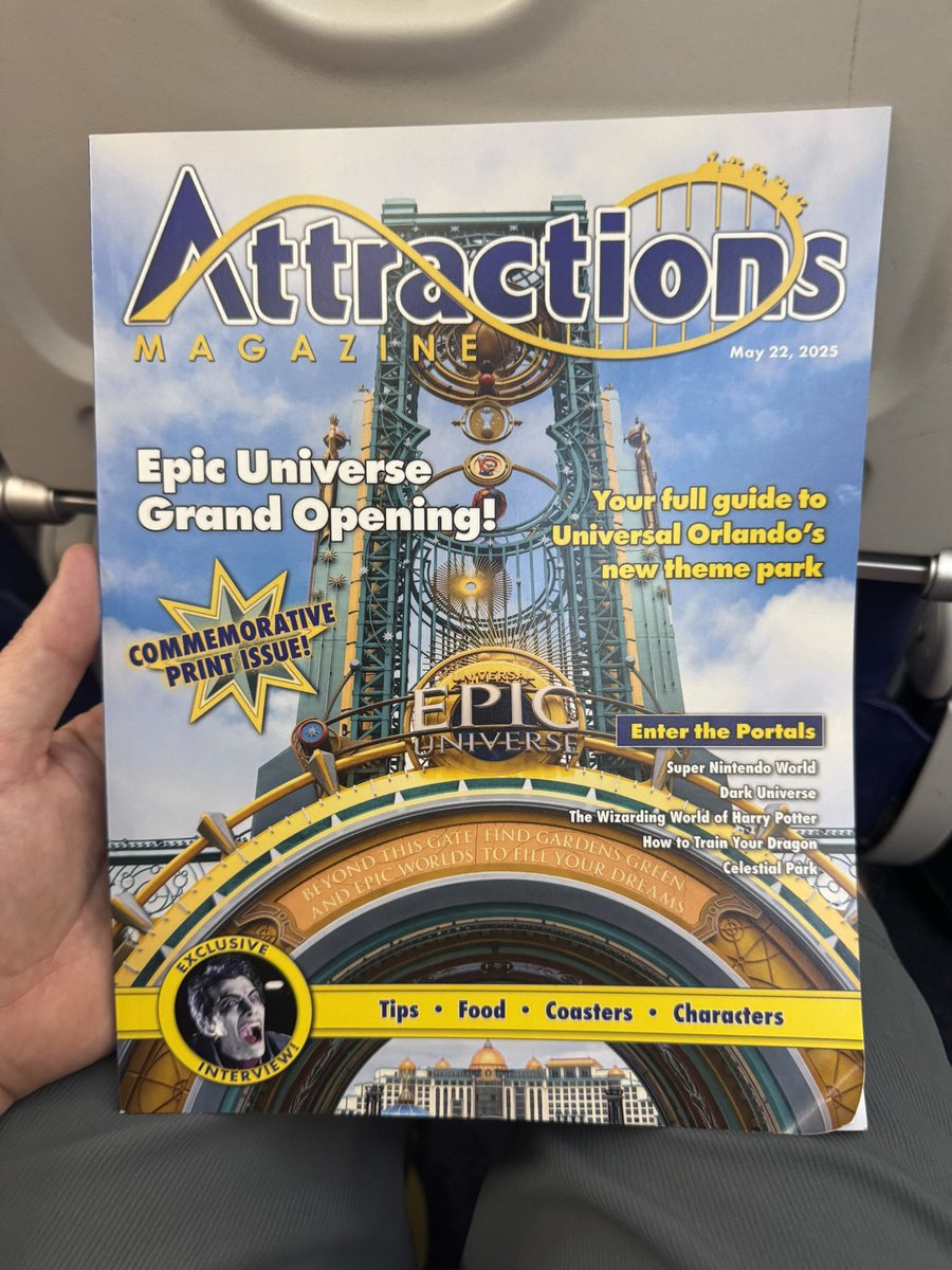 The World Famous Skipper Ben (@backside_water) on Twitter photo Perfect reading for my flight to Orlando!
And the first Skipper Ben’s Top 10 in a few years!
Get your issue from <a href="/Attractions/">Attractions Magazine</a> today! Perfect reading for my flight to Orlando!
And the first Skipper Ben’s Top 10 in a few years!
Get your issue from <a href="/Attractions/">Attractions Magazine</a> today!
