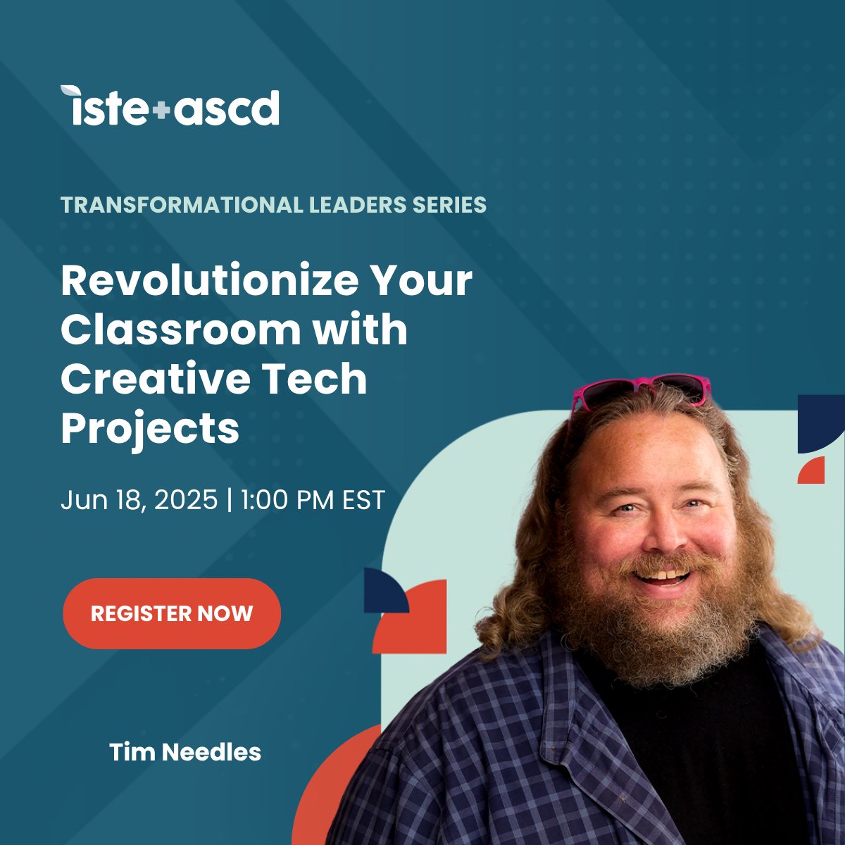 🎨 Revolutionize your classroom! Join @TimNeedles on June 18 at 1 PM ET for a live webinar packed with creative STEAM &amp; SEL strategies. Register now: hubs.ly/Q03rLzC50 #STEAMPower #EdTech #Webinar