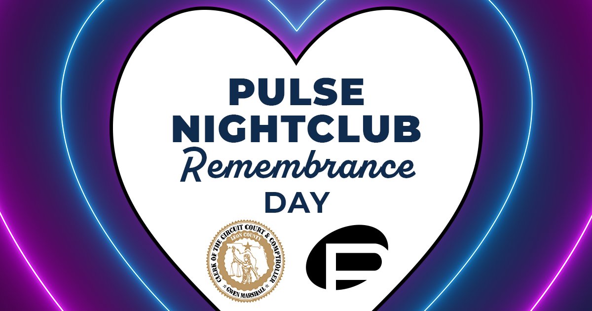Today, we remember the 49 victims that lost their lives during the Pulse nightclub shooting nine years ago.

#FLClerks #PulseOrlando