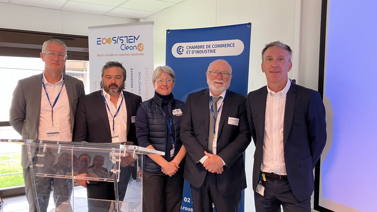 Le GT #Efficacité #Energétique de l'ECOSYSTEM CLEON 4.0, EDF et Aspen Notre-Dame-de-Bondeville, nous avons partagé de bonnes pratiques en faveur de #décarbonation et l'autonomie énergétique.

Beatriz CORMIER 
Responsable du Portefeuille Grandes Entreprises 
CCI Rouen Métropole