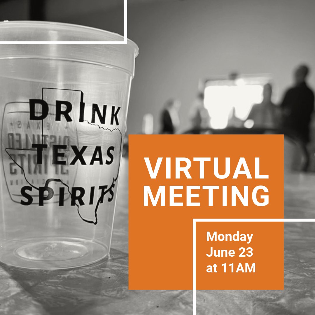 Don’t miss our legislative wrap-up on Monday, June 23 | 11:00am - 12:00pm (Virtual). We’ll break down the wins, the bills that failed, and what’s next for Texas distillers. RSVP: forms.gle/ob7dZmHjQsxXEg…
#TxDistillers #LegislativeUpdate #TexasBusinesses  #drinktexasspirits