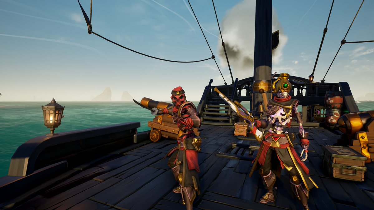 Now with the skeleton curse acquired, it's time to tear up adventure for some skeleton commendations! going through the sea of thieves with Halo! Live now on twitch c: