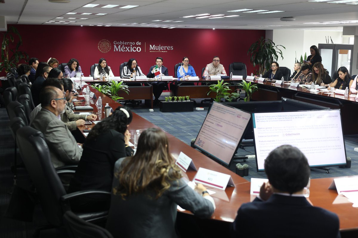 Participamos en representación de la Secretaria de las Mujeres en la Comisión Intersecretarial para prevenir, sancionar y erradicar los delitos en materia de trata de personas.