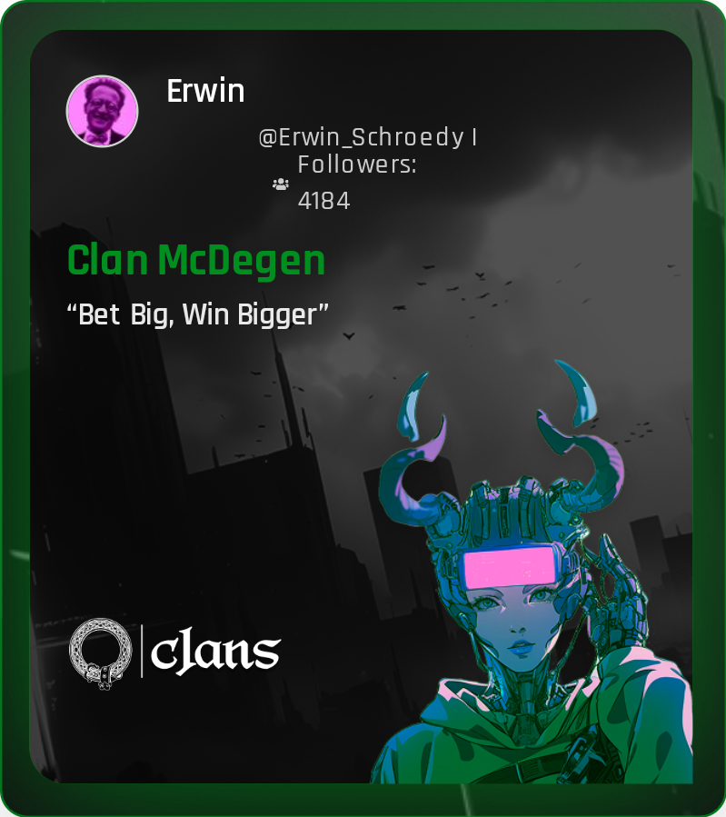 Roar louder. Roar prouder. Pick your clan!

@JoinTheClans is shaping the attention economy for roarers. 

The battlegrounds have just opened.
I've claimed my clan and started stacking my Roar Points. 

Claim your clan today 👉 clans.kilt.io/referral/8gpqn…