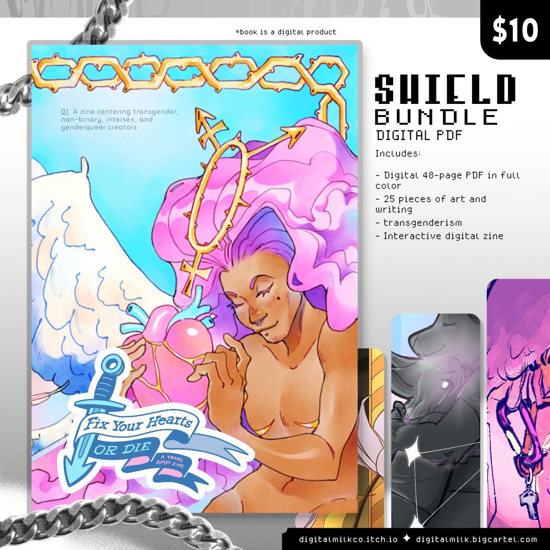 ✦ This zine will be available for purchase in various tiers. All profits made during this period will go towards our contributor team
✦ Orders are open until July 7th!