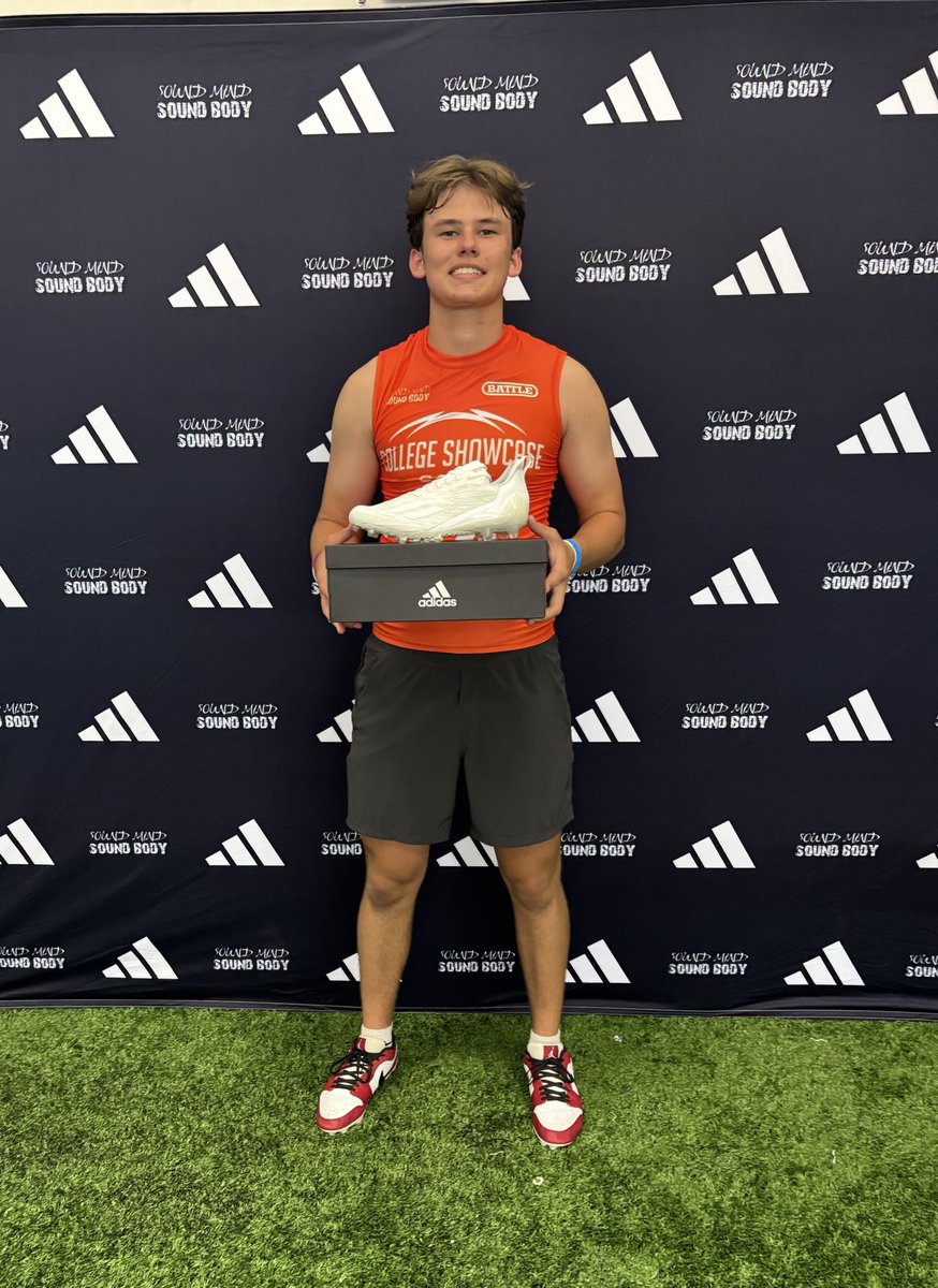 Luke Hamilton (@lukechamilton) on Twitter photo Had a great first day with <a href="/smsbacademy/">SoundMind SoundBody®</a>! Excited for tomorrow!
<a href="/CoachChilds1010/">Coach Childs</a> <a href="/cchauvin15/">Chris Chauvin</a> <a href="/MBAFootball/">MBA Football</a> <a href="/MBAAthletics/">MBA Athletics</a> <a href="/QBC_Nashville/">QB Country Nashville</a> <a href="/Coach_Peavey/">Kolt Peavey</a> <a href="/XOScoaching/">XOS Coaching Nashville | QB Training</a> <a href="/TSUTigersFB/">Tennessee State Football</a> <a href="/adidas/">adidas</a> <a href="/adidasfootball/">adidas Football</a> <a href="/Battle/">Battle Sports</a> Had a great first day with <a href="/smsbacademy/">SoundMind SoundBody®</a>! Excited for tomorrow!
<a href="/CoachChilds1010/">Coach Childs</a> <a href="/cchauvin15/">Chris Chauvin</a> <a href="/MBAFootball/">MBA Football</a> <a href="/MBAAthletics/">MBA Athletics</a> <a href="/QBC_Nashville/">QB Country Nashville</a> <a href="/Coach_Peavey/">Kolt Peavey</a> <a href="/XOScoaching/">XOS Coaching Nashville | QB Training</a> <a href="/TSUTigersFB/">Tennessee State Football</a> <a href="/adidas/">adidas</a> <a href="/adidasfootball/">adidas Football</a> <a href="/Battle/">Battle Sports</a>