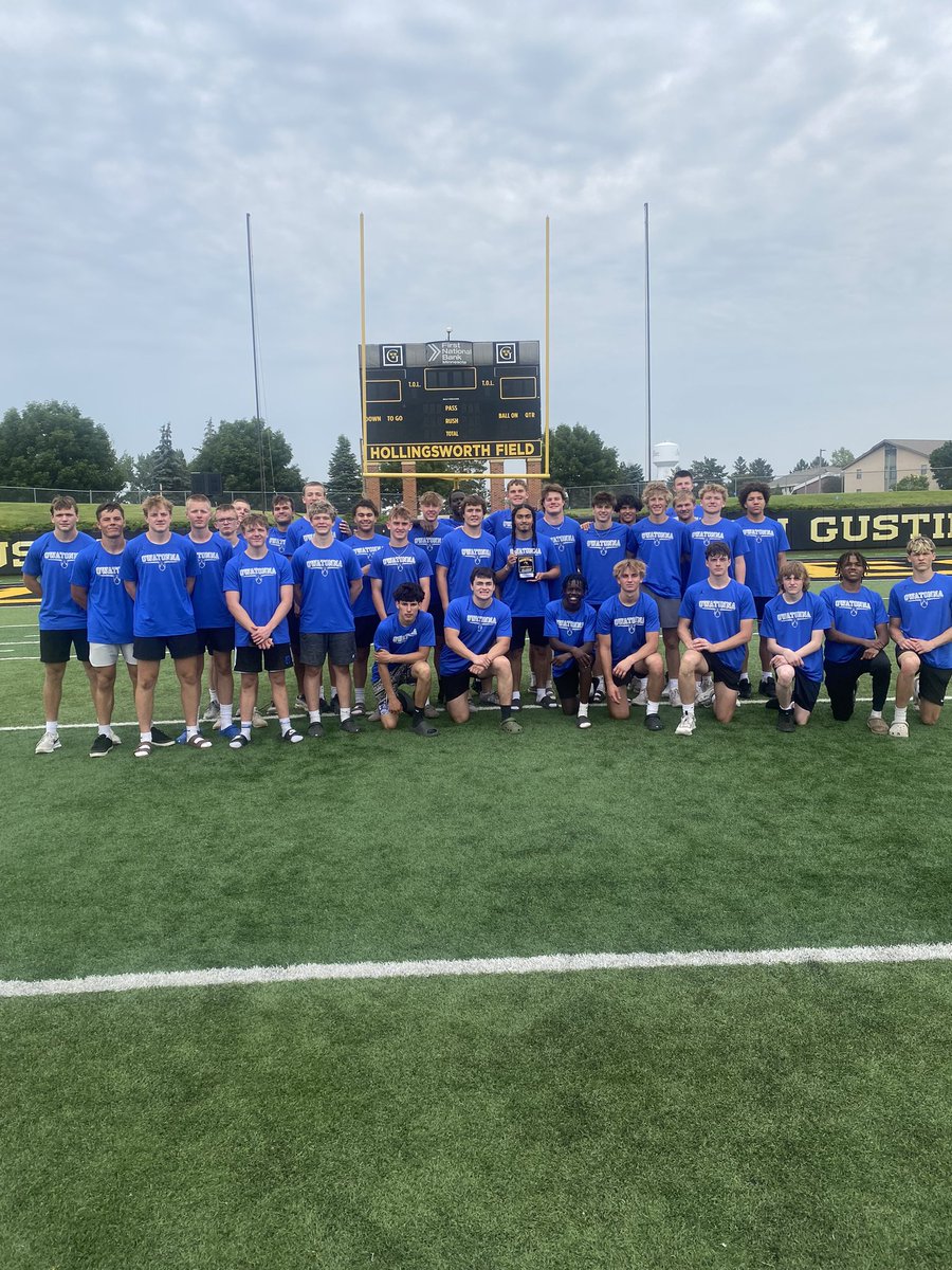 Boys had a good day at Gustavus. Varsity went 3-0 and won the High Score Championship. JV went 2-1.