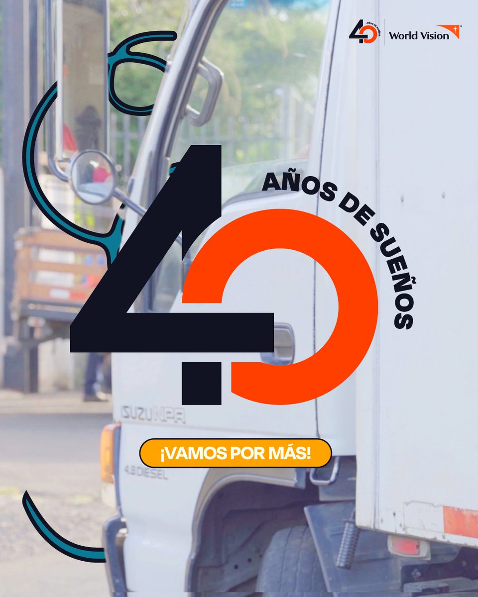 🎉 ¡40 años impulsando sueños!

Llevamos ternura donde pocos llegan… y sueños donde más se necesitan.
Celebrá este viaje con nosotros.
¿Te subía a nuestra aventura? 🧡

#40AñosdeSueños #WorldVisionCostaRica