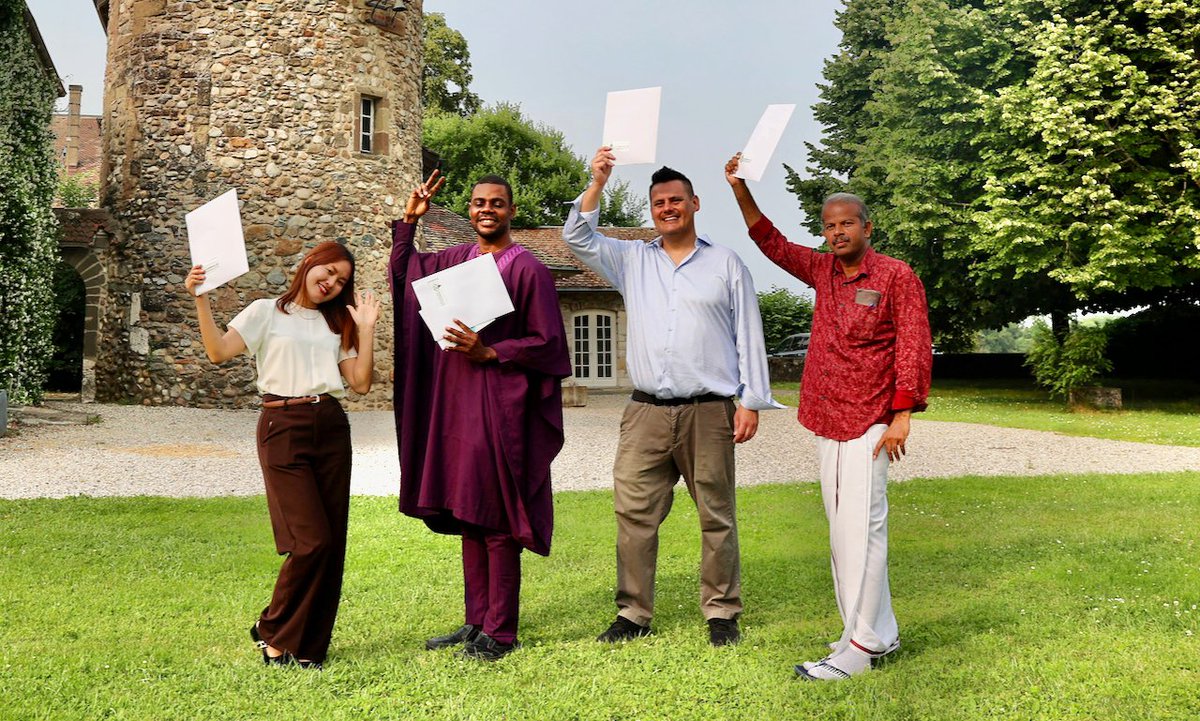Gathered in prayer in the chapel on 10 June, the WCC Ecumenical Institute at Bossey saw four new students graduate with a Master of Advanced Studies in Ecumenical Studies: oikoumene.org/news/bossey-ma…
📷Gloria Charles/WCC