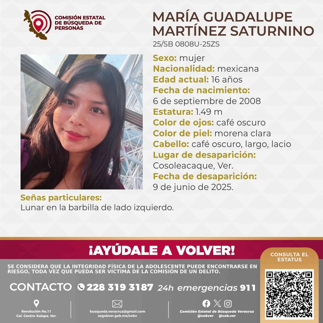Desaparece jovencita en #Cosoleacaque #Veracruz 
forocoatza.com/noticias-local…