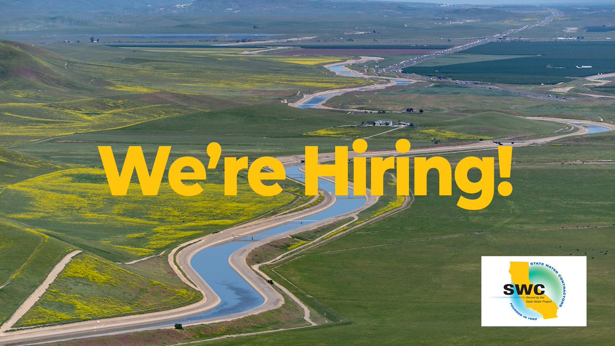 SWC_CAWater's tweet image. SWC is seeking a Financial Management Analyst to serve as a leading financial and accounting expert related to the State Water Project.
🗓️ Apply by July 7.
📨 Send resumes to Linda Standlee: lstandlee@swc.org
💻 See more about the position: swc.org/wp-content/upl…