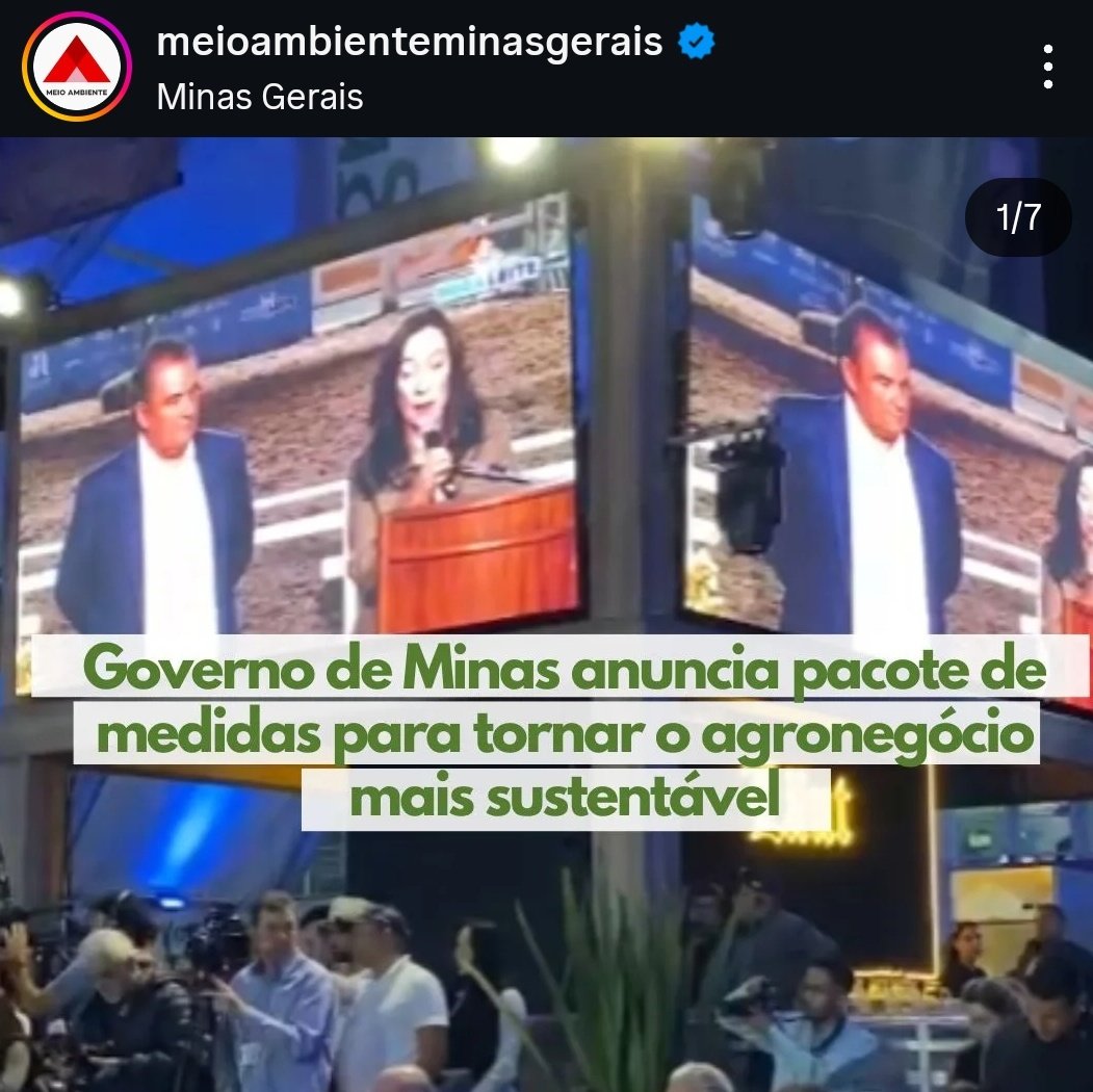 DISTOPIA?

O governo Zema afrouxou licenciamento ambiental pro Agronegócio, avisou que vai rever multas ambientais, reclassificou agropecuária como atividade de menor potencial poluidor - para facilitar empreendimentos - e lançou tudo em um pacote chamado agro mais sustentável