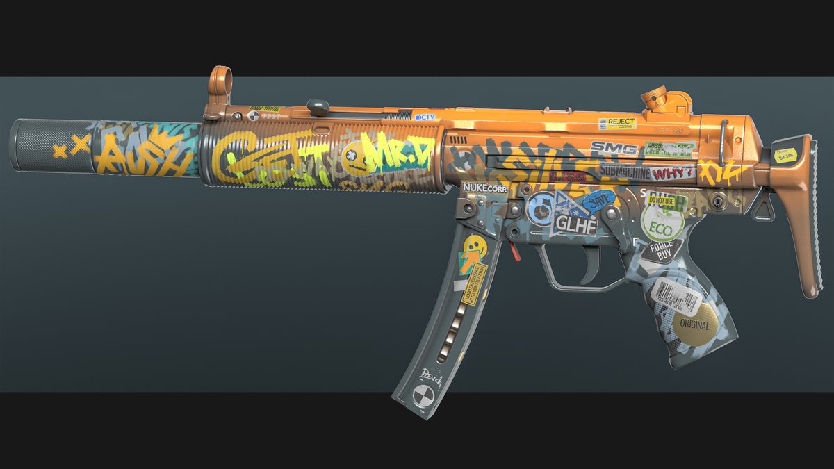 MP5-SD | Urban Strike <a href="/CounterStrike/">CS2</a> 
Workshop Link: steamcommunity.com/sharedfiles/fi…