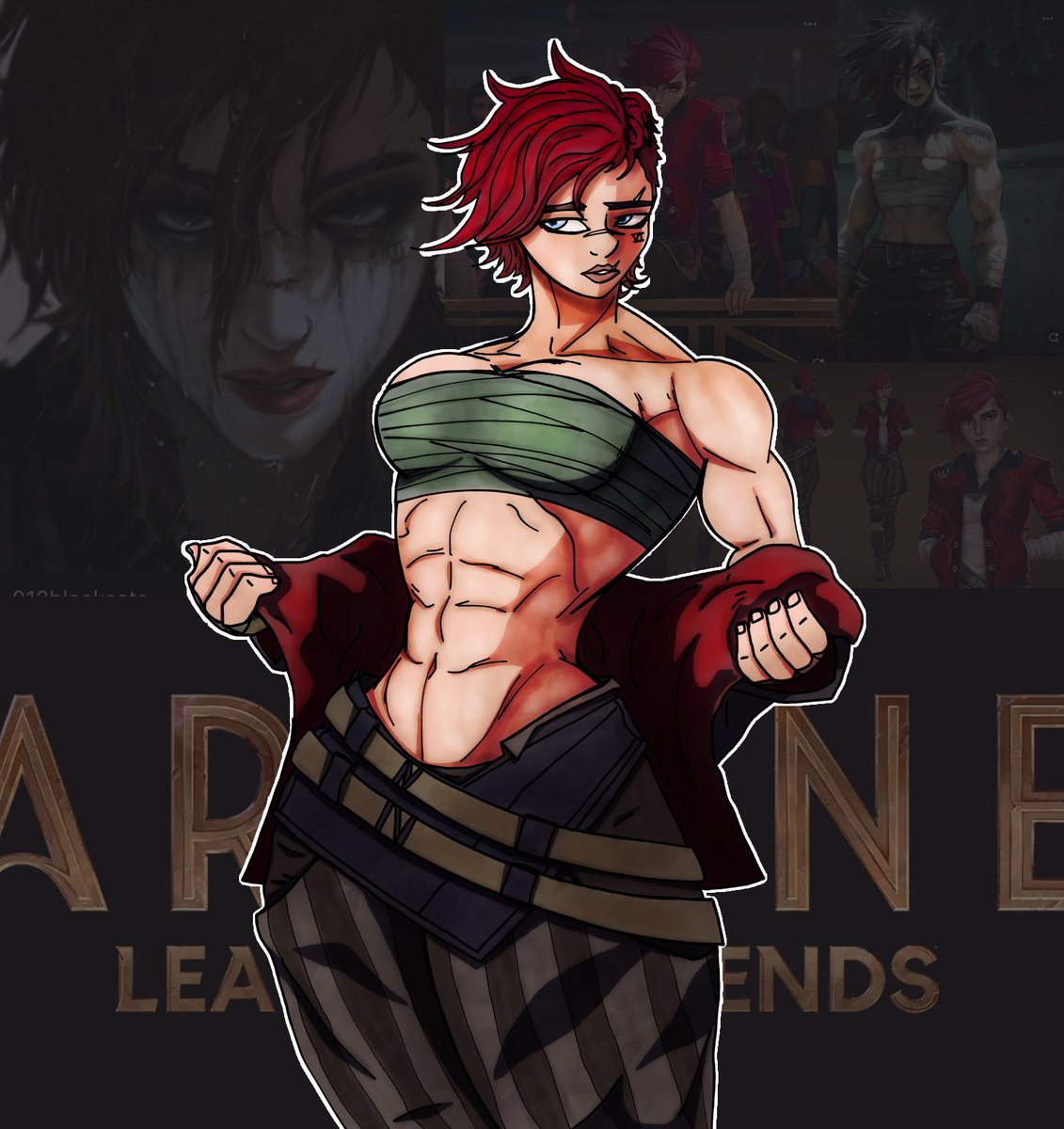 Vi #arcane #LeagueOfLegendsFanArt