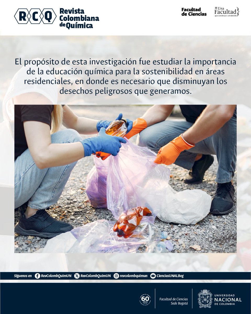 Descubre cómo la educación química ♻ puede mejorar la sostenibilidad de las areas residenciales 🏘🏡

🔗 Lee la investigación en doi.org/10.15446/rev.c…