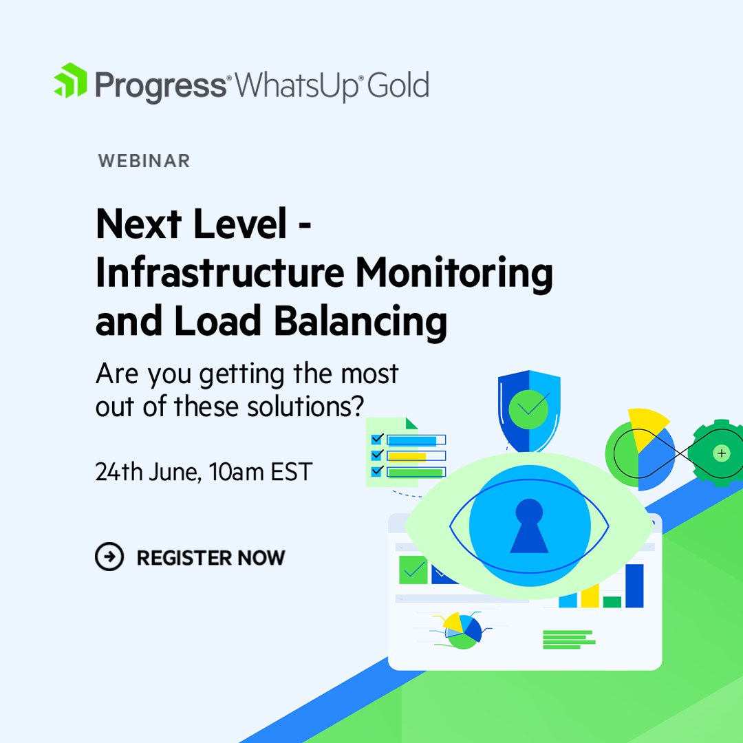 WhatsUp® Gold (@progresswug) on Twitter photo 🔒 Boost app security
🚀 Optimize performance
🌐 Gain deeper user insights
Join our webinar to explore real-world use cases with Progress Kemp LoadMaster + WhatsUp Gold in action.
📅 Register now: prgress.co/3SKq2IA 🔒 Boost app security
🚀 Optimize performance
🌐 Gain deeper user insights
Join our webinar to explore real-world use cases with Progress Kemp LoadMaster + WhatsUp Gold in action.
📅 Register now: prgress.co/3SKq2IA
