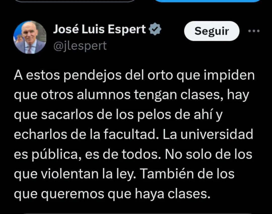 Y al narco hijo de puta lo sacaron cagando de una Universidad Privada