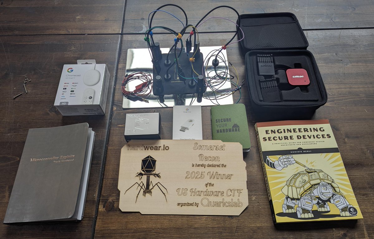 Thanks <a href="/quarkslab/">quarkslab</a> for creating some amazing challenges at the <a href="/hardwear_io/">hardwear.io</a> 2025 CTF and thanks Phosphorus for sponsoring the prizes. #HardwearIO