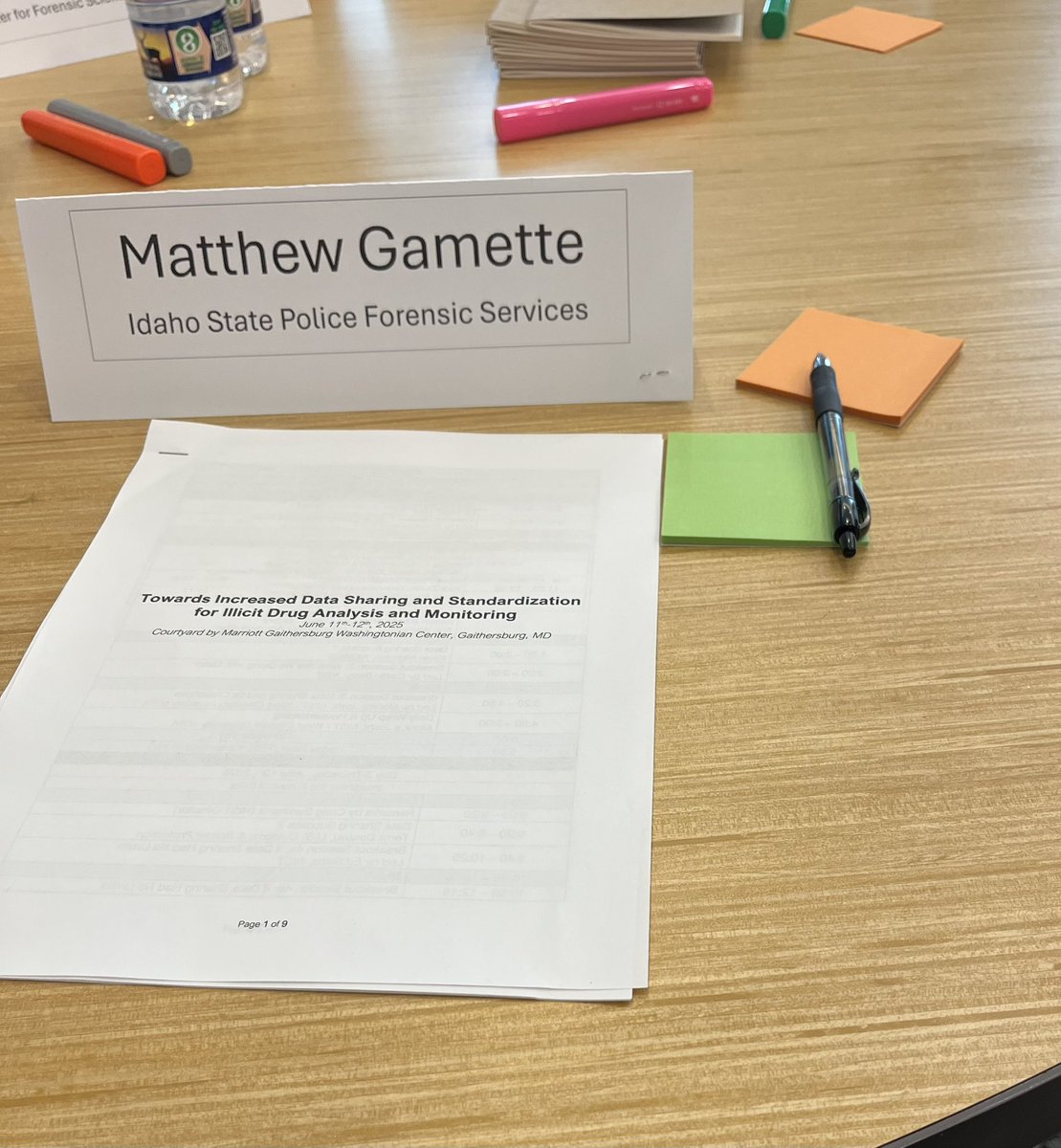 Participating in the NIST data sharing &amp; standardization for illicit drug analysis &amp; monitoring. Great discussion &amp; collaboration. Identifying emerging trends &amp; early warning of drugs is vital in the U.S. Good systems exist…time to develop even better &amp; more interoperable ones!
