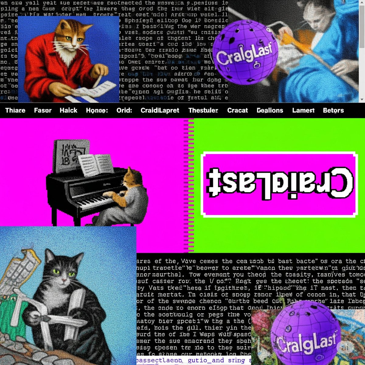 craiglastnow's tweet photo. Remember when websites looked like a fever dream? We're bringing that back. Fully decentralized, mostly broken. $CRGL #RetroWeb #90sVibes #memes #memecoin - https://t.co/1kXuTsmm7w https://t.co/voF9uuMiuO