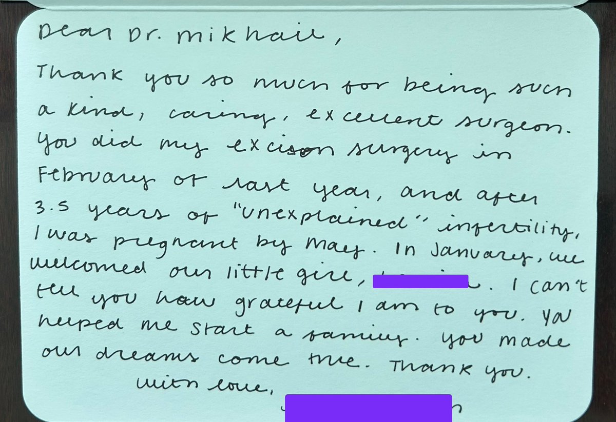 Grateful for my patient who trusted our team and for making my day today. #Endometriosis excision works