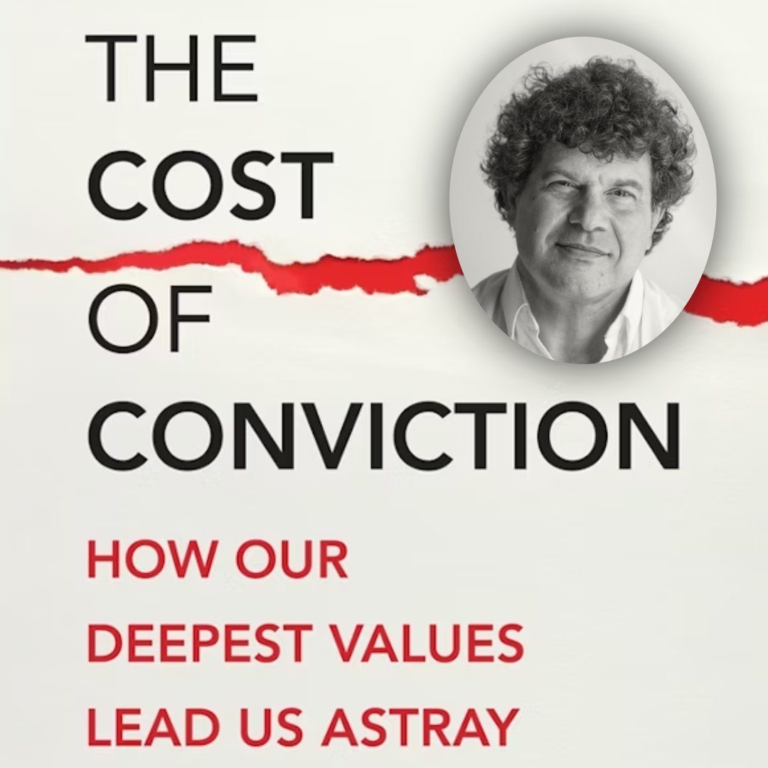 📕 The Cost of Conviction by Steven Sloman
How sacred values shape our decisions—and divide us. A timely, must-read on leadership, emotion &amp; judgment.

Save 20% on print books w/ code READMIT20 at Penguin Random House: penguinrandomhouse.com/books/787927/t…

#Leadership #DecisionMaking #BrownU