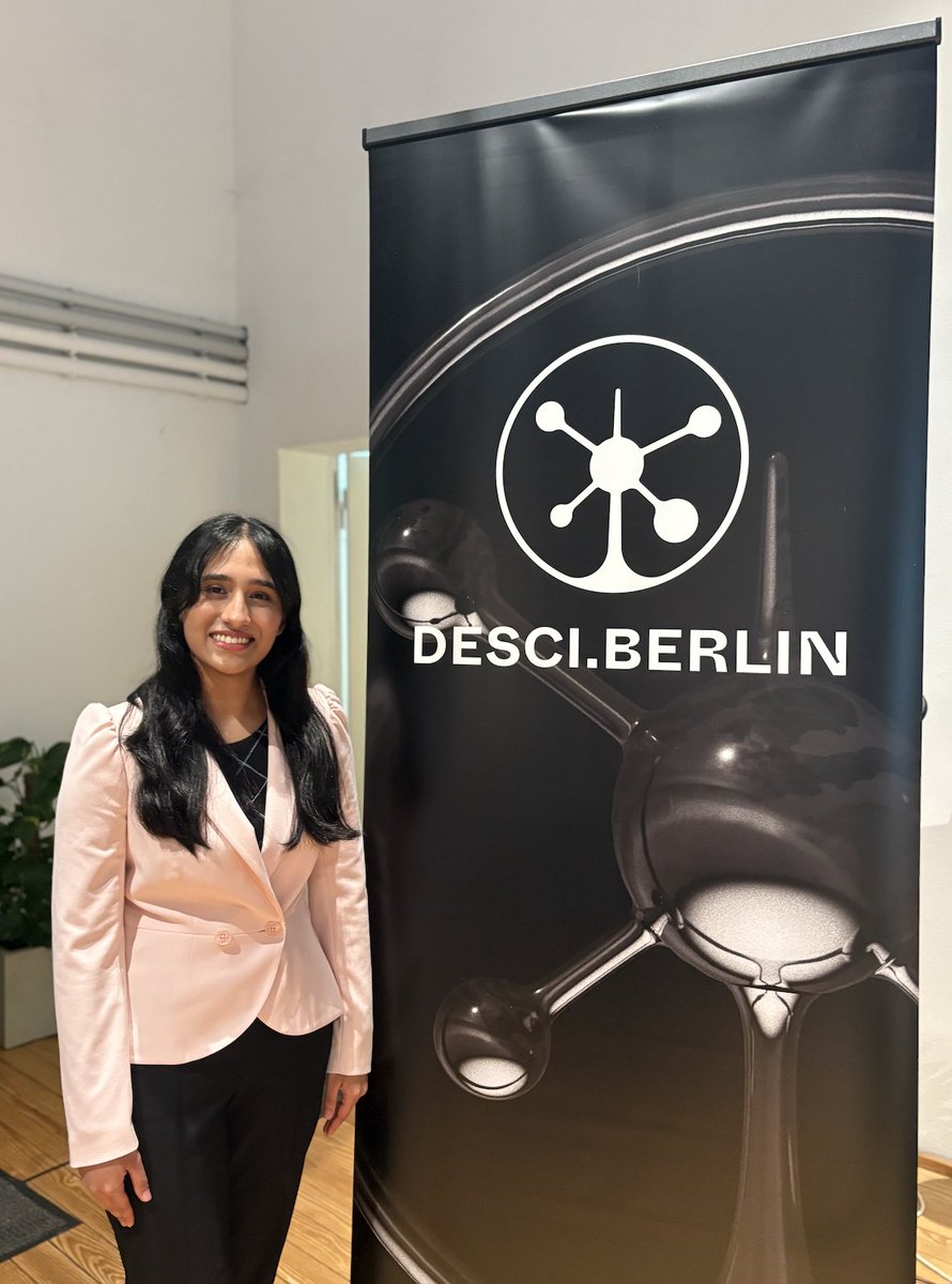 ShriyaPBhat's tweet image. Had an amazing time this past week @DeSciBerlin talking about the bottlenecks in biotech innovation with
@la_Payette_, @BindseilDr, and @cloois, and how to unlock new pathways for funding.
Thanks to @Molecule_dao & @BioProtocol - let's get more moonshot ideas through the VoD!