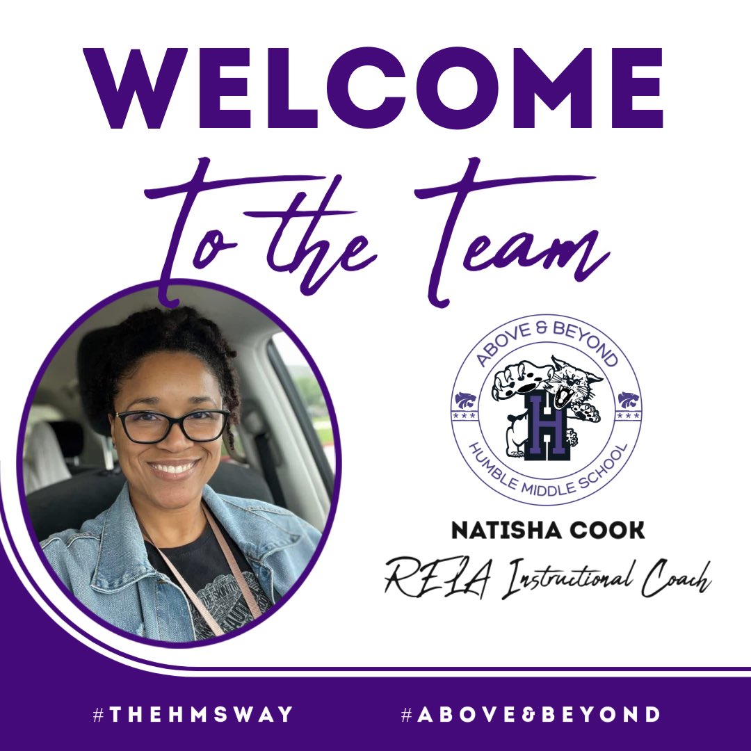 HumbleISD_HMS's tweet image. We are excited to Welcome another WILDCAT into the family! #AboveAndBeyond