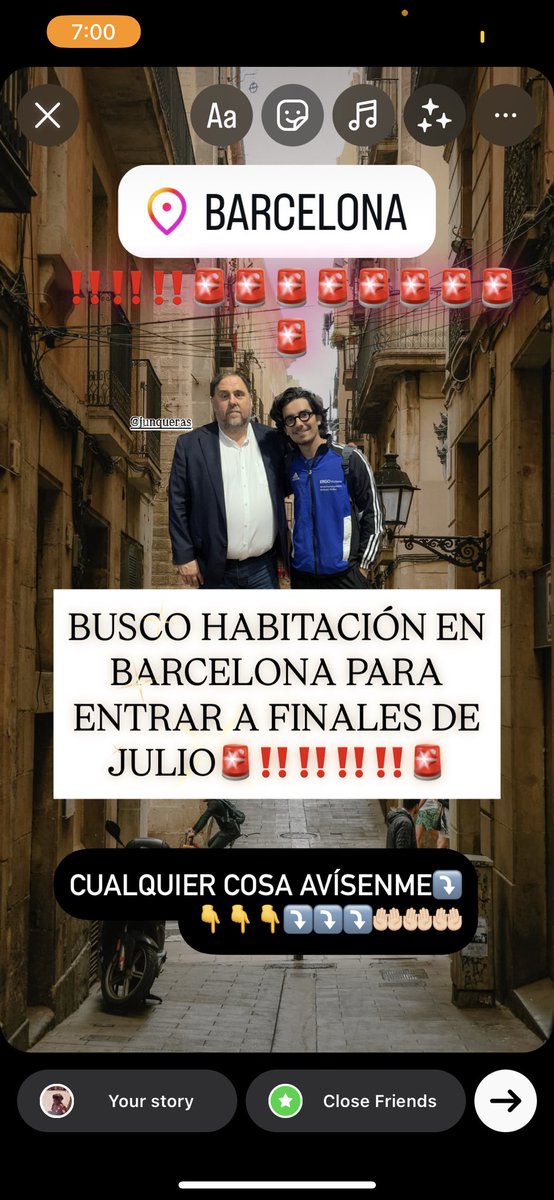 rolooch's tweet photo. Gente! Busco habitación en Barcelona! Soy estudiante de sociología en la UAB y también trabajo medio tiempo. Cualquier información me avisan, gracias!🚨🚨🚨🤲🏻 https://t.co/tMpWmFeCOZ
